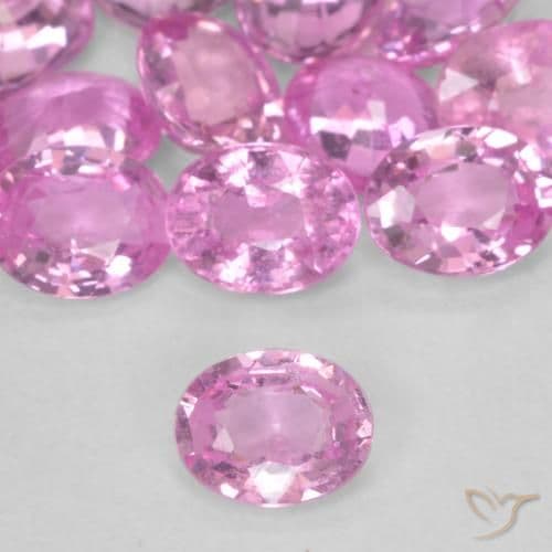 0.32ct Royal Purple Pink Sapphire, Oval Cut, 4.5x3.5 mm