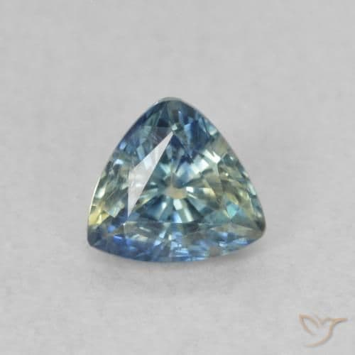 0.40ct Natural Teal Sapphire, Trillion, 4.5x4.1 mm