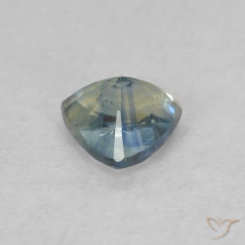 0.40ct Natural Teal Sapphire, Trillion, 4.5x4.1 mm