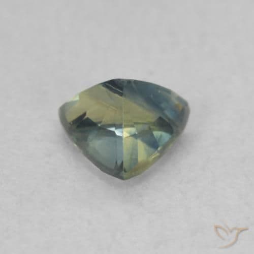 0.47ct Natural Teal Sapphire, Trillion, 4.7x4.5 mm