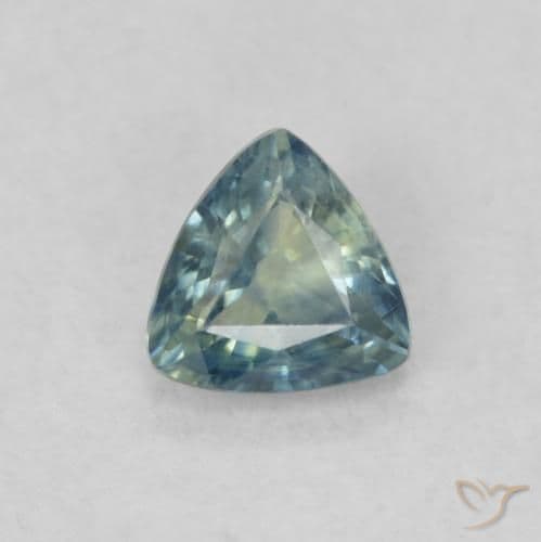 0.48ct Natural Teal Sapphire, Trillion, 4.8x4.6 mm