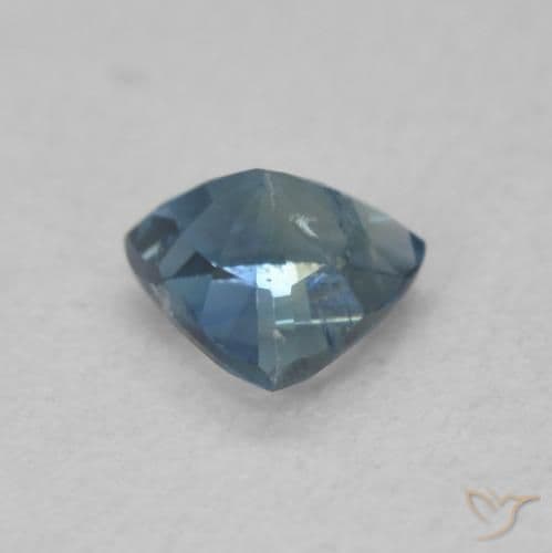 0.58ct Natural Teal Sapphire, Trillion, 5.3x5.1 mm
