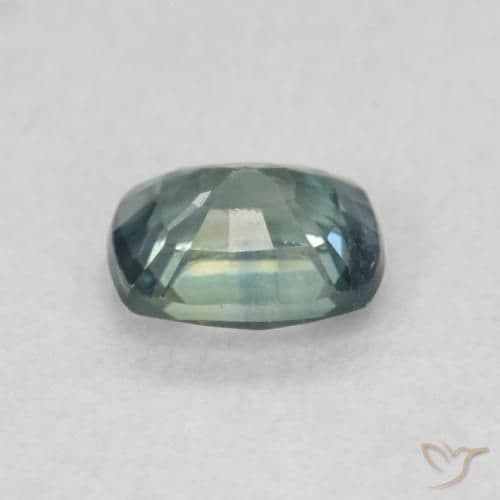 0.58ct Natural Multicolor Sapphire, Cushion Cut, 5.2x4.2 mm