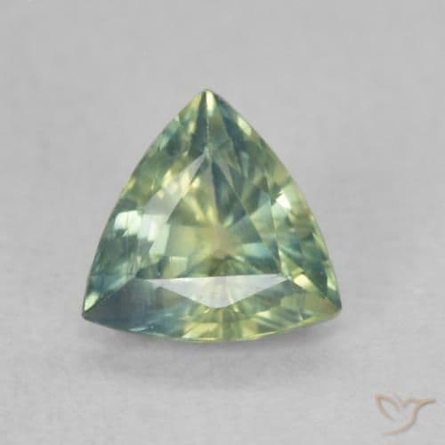 0.67ct Natural Multicolor Sapphire, Trillion, 5.5x5.3 mm