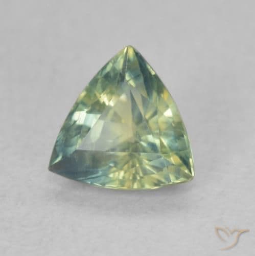 0.67ct Natural Multicolor Sapphire, Trillion, 5.5x5.3 mm