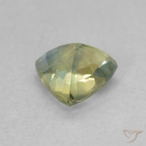 0.67ct Natural Multicolor Sapphire, Trillion, 5.5x5.3 mm