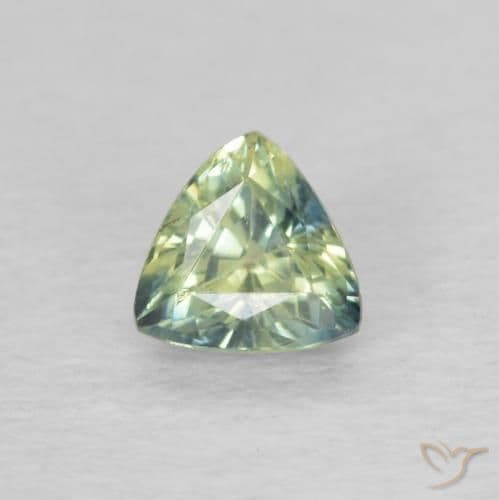 0.40ct Natural Teal Sapphire, Trillion, 4.5x4.1 mm