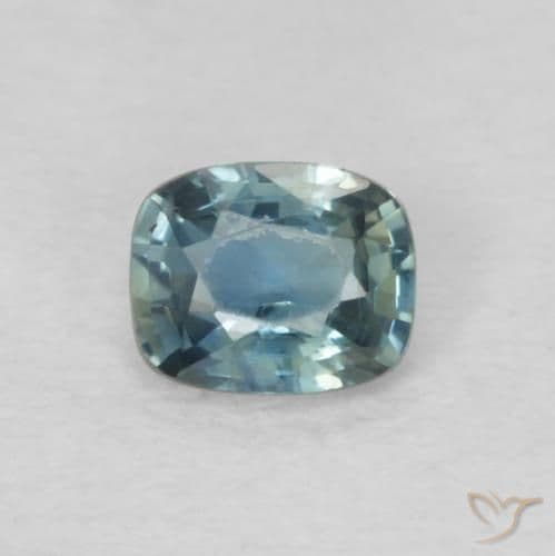 0.49ct Natural Multicolor Sapphire, Cushion Cut, 4.9x4 mm