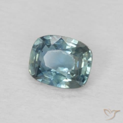 0.49ct Natural Multicolor Sapphire, Cushion Cut, 4.9x4 mm
