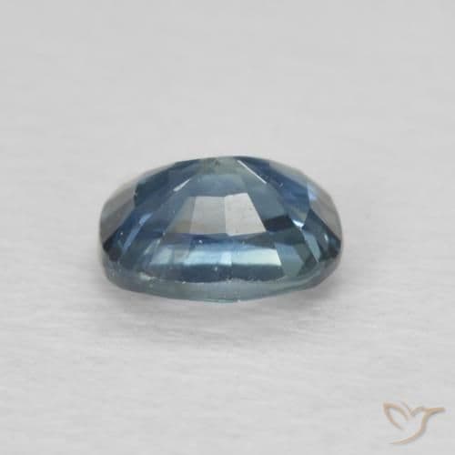 0.60ct Deep Navy Blue Sapphire, Cushion Cut, 4.2x4.2 mm