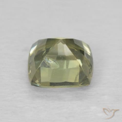 0.91ct Natural Multicolor Sapphire, Cushion Cut, 5.2x5.1 mm