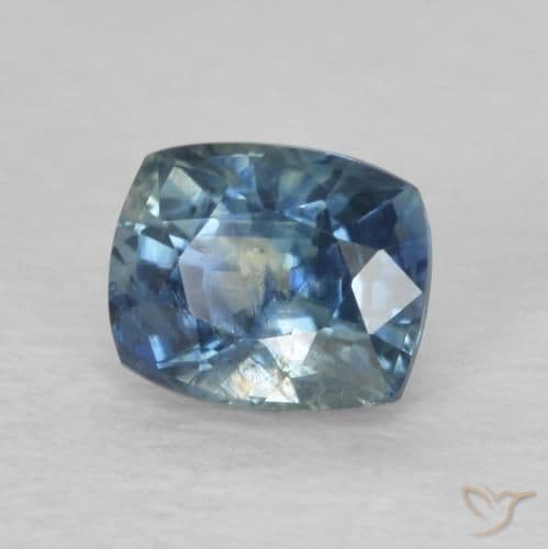 0.86ct Natural Blue Sapphire, Cushion Cut, 5.6x4.6 mm