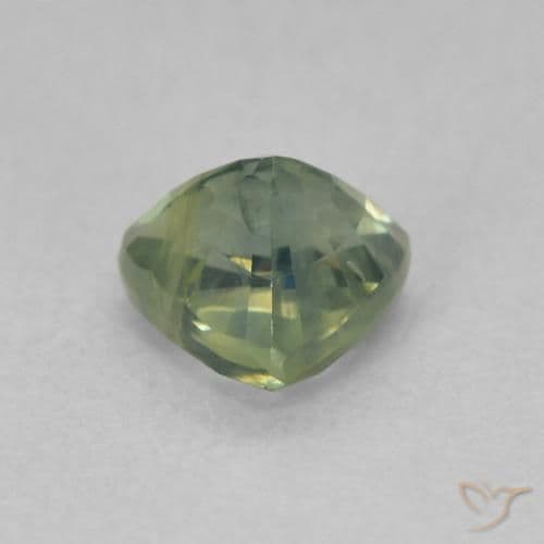 0.79ct Natural Blue Green Sapphire, Trillion, 5.4x5.3 mm
