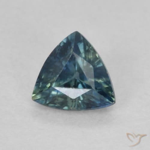 0.46ct Natural Multicolor Sapphire, Trillion, 4.8x4.5 mm
