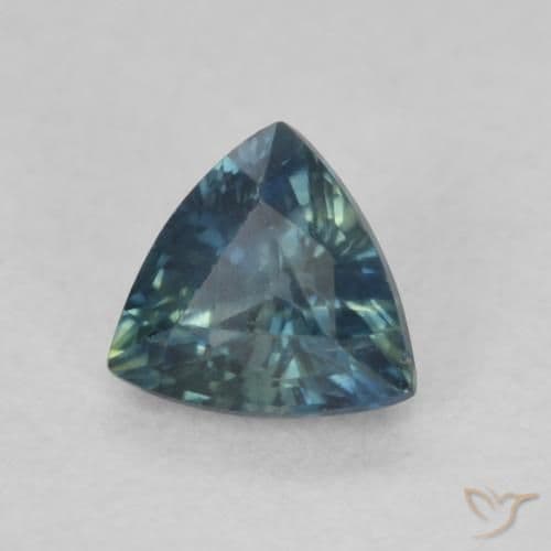 0.46ct Natural Multicolor Sapphire, Trillion, 4.8x4.5 mm