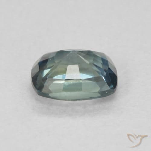 0.70ct Natural Multicolor Sapphire, Cushion Cut, 5.5x4.5 mm