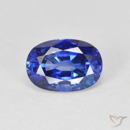 2.20ct Natural Royal Blue Sapphire, Oval Cut, 8.7x6 mm