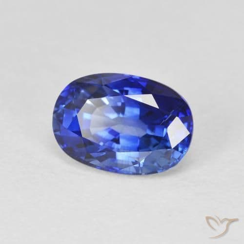 2.20ct Natural Royal Blue Sapphire, Oval Cut, 8.7x6 mm