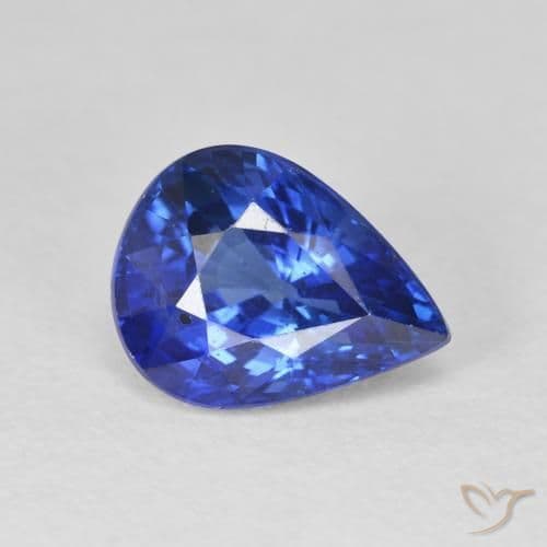 4.10ct Cornflower Blue Sapphire, Pear Shape, 11x8.4 mm