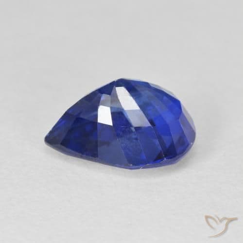 4.10ct Cornflower Blue Sapphire, Pear Shape, 11x8.4 mm