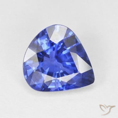 4.48ct Cornflower Blue Sapphire, Pear Shape, 10.9x10.4 mm