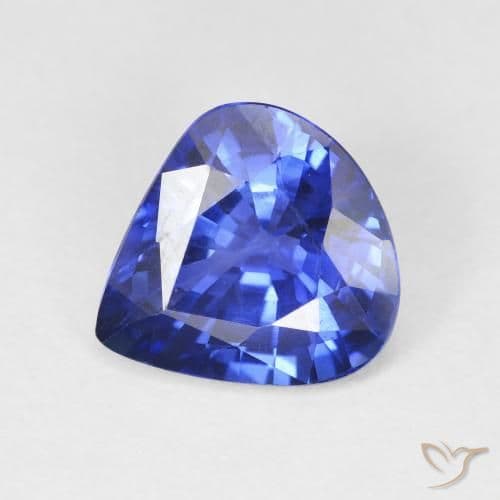 4.48ct Cornflower Blue Sapphire, Pear Shape, 10.9x10.4 mm