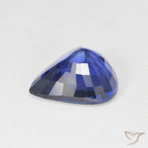 4.48ct Cornflower Blue Sapphire, Pear Shape, 10.9x10.4 mm