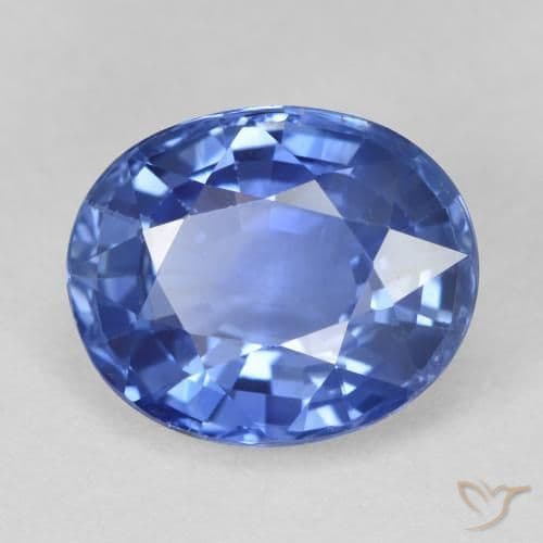 4.05ct Medium Navy Blue Sapphire, Oval Cut, 10.3x8.5 mm