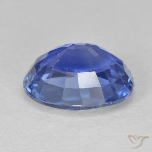 4.05ct Medium Navy Blue Sapphire, Oval Cut, 10.3x8.5 mm