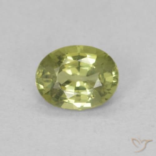 0.60ct Natural Forest Green Sapphire, Oval Cut, 5.3x4.1 mm