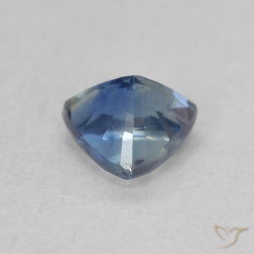 0.54ct Natural Teal Sapphire, Trillion, 5x4.7 mm