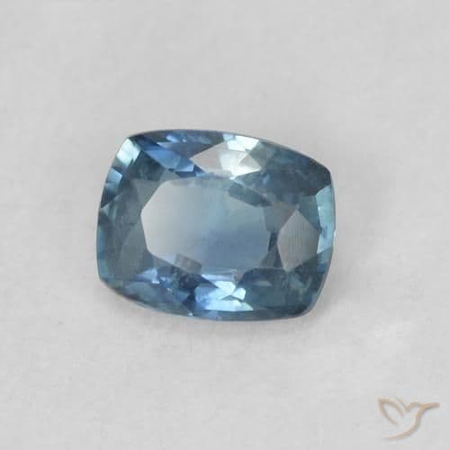 0.42ct Natural Blue Sapphire, Cushion Cut, 5x4 mm