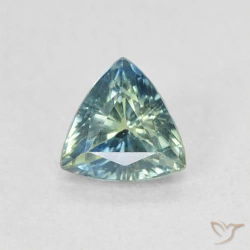 0.54ct Natural Teal Sapphire, Trillion, 4.8x4.6 mm