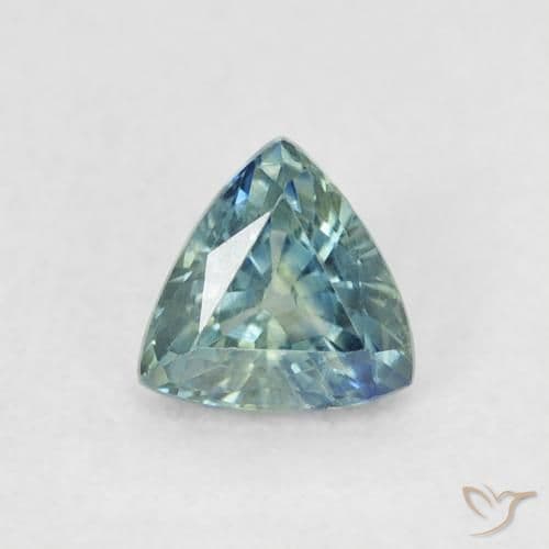 0.55ct Natural Teal Sapphire, Trillion, 5.1x4.8 mm
