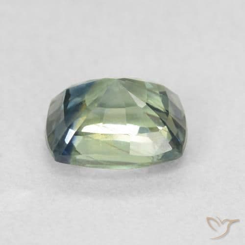 0.78ct Natural Blue Sapphire, Cushion Cut, 5.6x4.6 mm