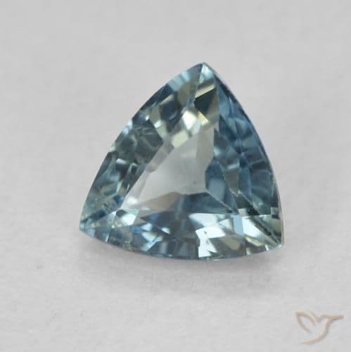 0.69ct Natural Teal Sapphire, Trillion, 5.6x5.3 mm