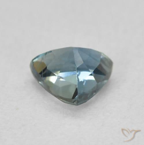 0.69ct Natural Teal Sapphire, Trillion, 5.6x5.3 mm