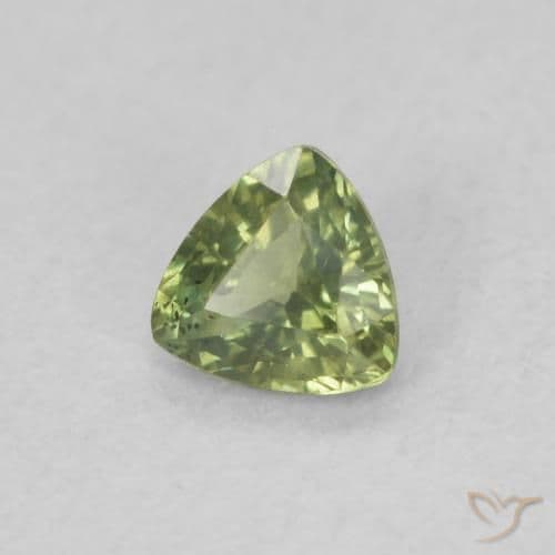0.35ct Natural Forest Green Sapphire, Trillion, 4.3x4.2 mm
