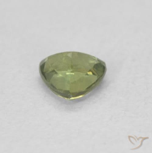 0.35ct Natural Forest Green Sapphire, Trillion, 4.3x4.2 mm