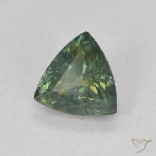 0.83ct Natural Teal Sapphire, Trillion, 5.7x5.5 mm