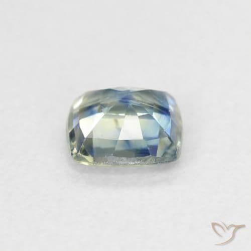 0.55ct Natural Navy Blue Sapphire, Cushion Cut, 4.6x4.6 mm