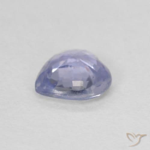 0.48ct Natural Light Blue Sapphire, Heart Shape, 5.1x5 mm