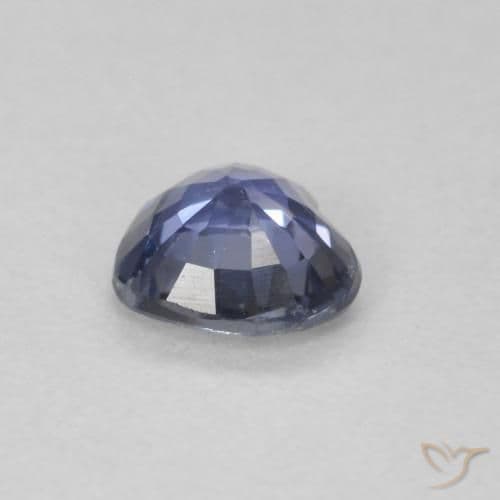 0.48ct Natural Light Blue Sapphire, Heart Shape, 4.9x4.6 mm