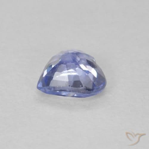 0.47ct Natural Light Blue Sapphire, Heart Shape, 4.6x4.6 mm