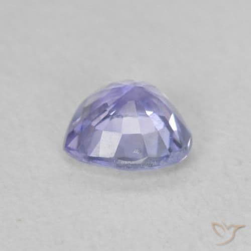 0.50ct Natural Light Blue Sapphire, Heart Shape, 4.9x4.7 mm