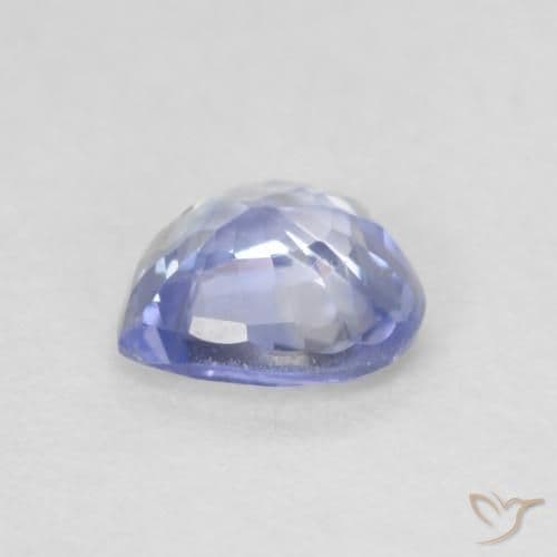 0.57ct Purplish Blue Sapphire, Heart Shape, 5.1x5.1 mm