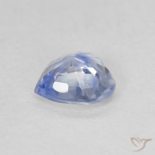 0.50ct Purplish Blue Sapphire, Heart Shape, 4.8x4.8 mm