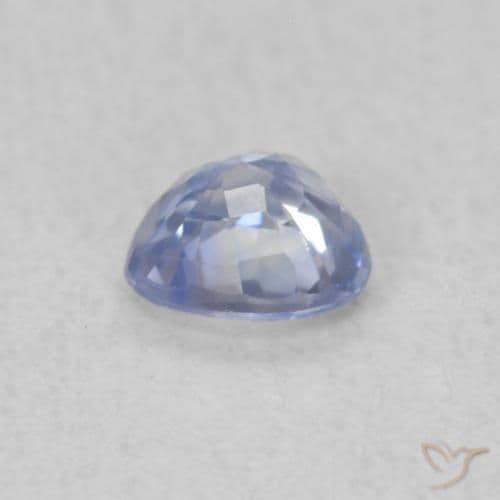 0.29ct Natural Pastel Blue Sapphire, Heart Shape, 3.9x3.9 mm