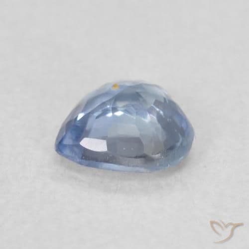 0.42ct Light Purplish Blue Sapphire, Heart Shape, 4.5x4.5 mm