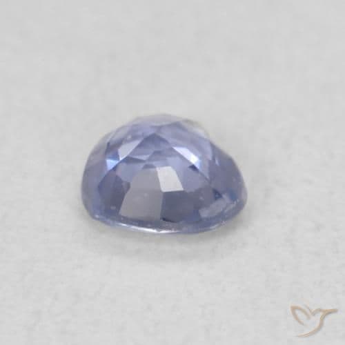 0.28ct Natural Light Blue Sapphire, Heart Shape, 4.1x3.7 mm